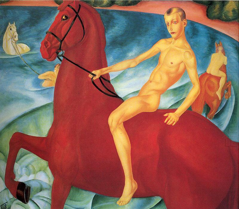 Petrov-Vodkin, Kozma Bathing the Red Horse china oil painting image